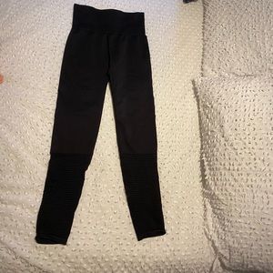 Fabletics leggings with cutouts at bottom